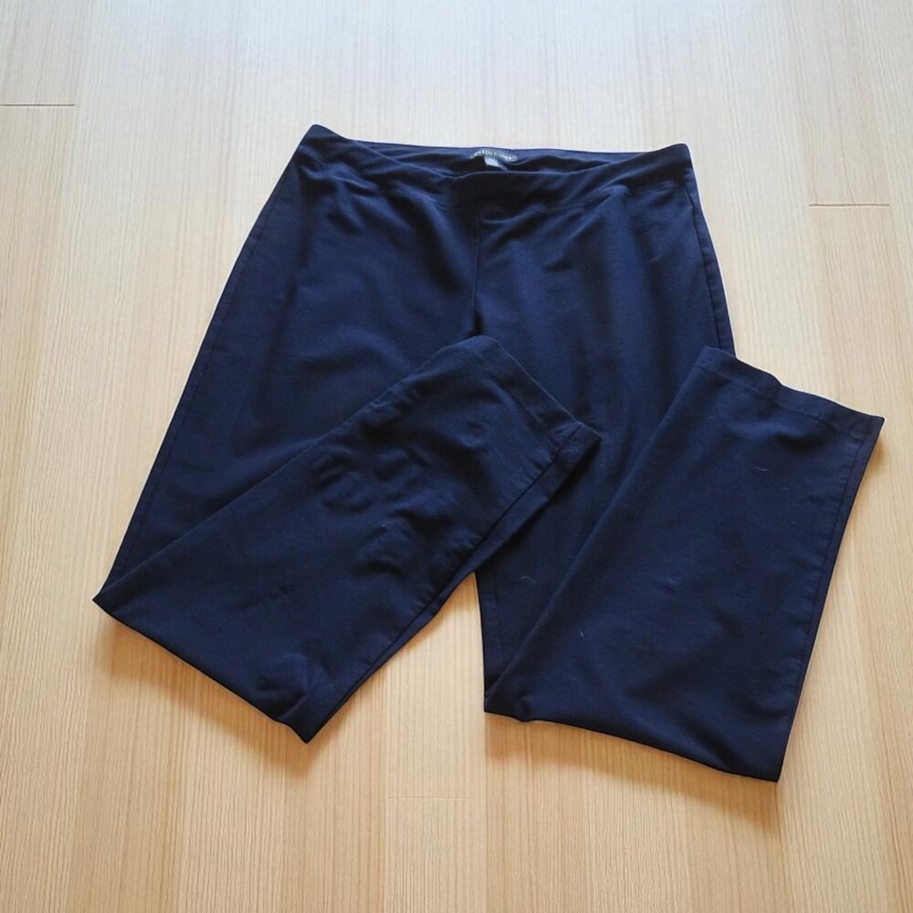 Eileen Fisher Stretch Crepe Pants - Navy - Size Medium - Pre-owned (GUC)